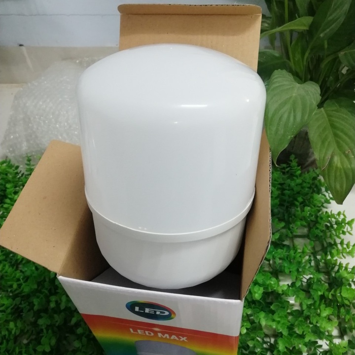 mã 003 Bóng Đèn Led Búil Trụ, Đèn Led Búp 100W Ánh Sáng Trắng ,Trụ nhựa tráng nhôm Siêu Sáng Tiết Kiệm Điện