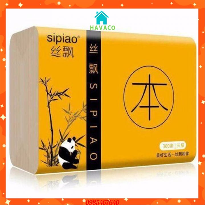 Giấy ăn gấu trúc SIPIAO thùng 30 gói