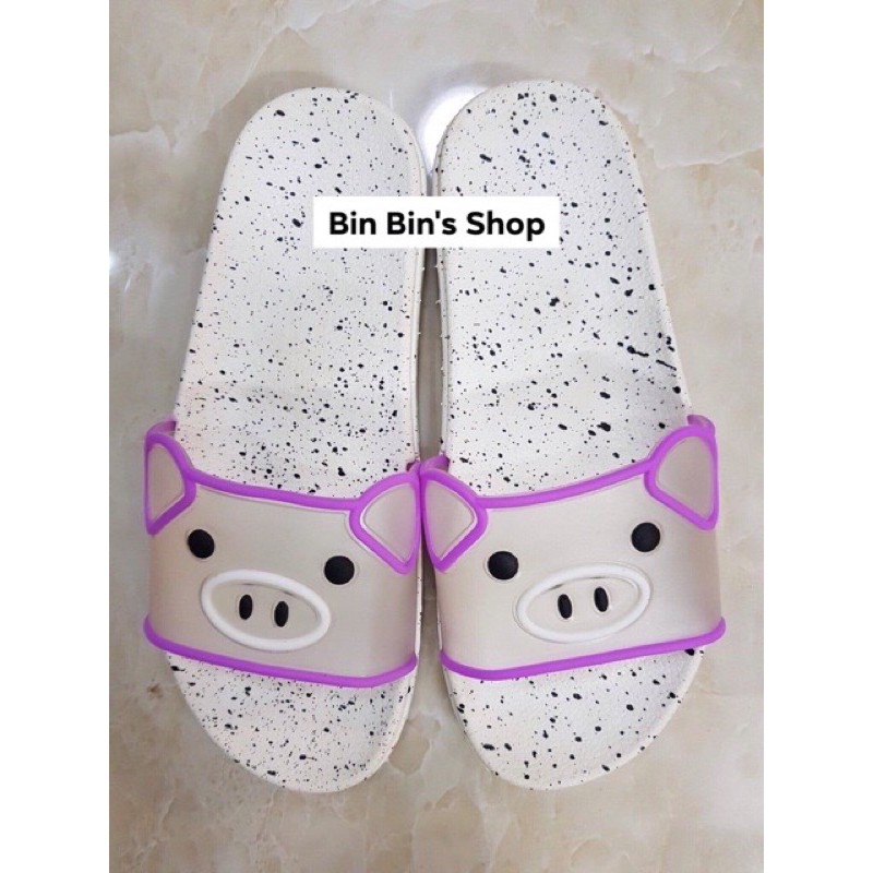 Dép đúc nữ quai hình heo size 36-40