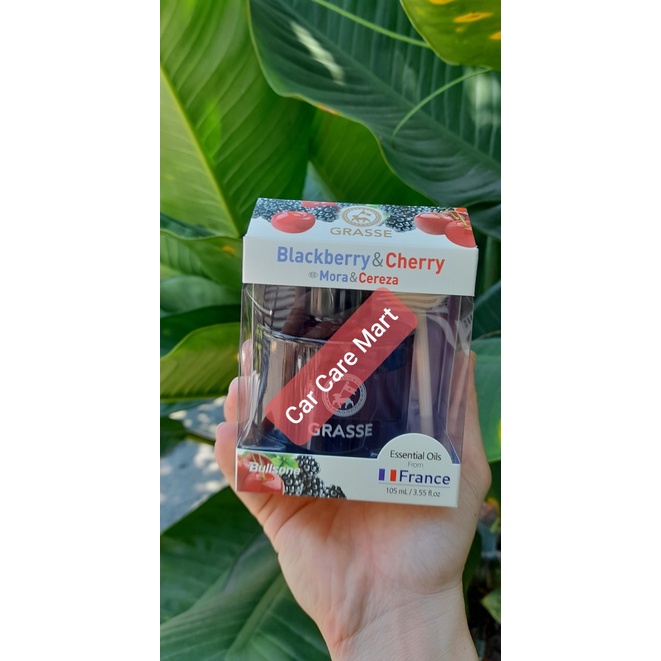 Nước Hoa Oto Cao Cấp Hương Dâu Đen Và Quả Anh Đào - BULLSONE GRASSE DIFFUSER- BLACKBERRY & CHERRY (105ML)