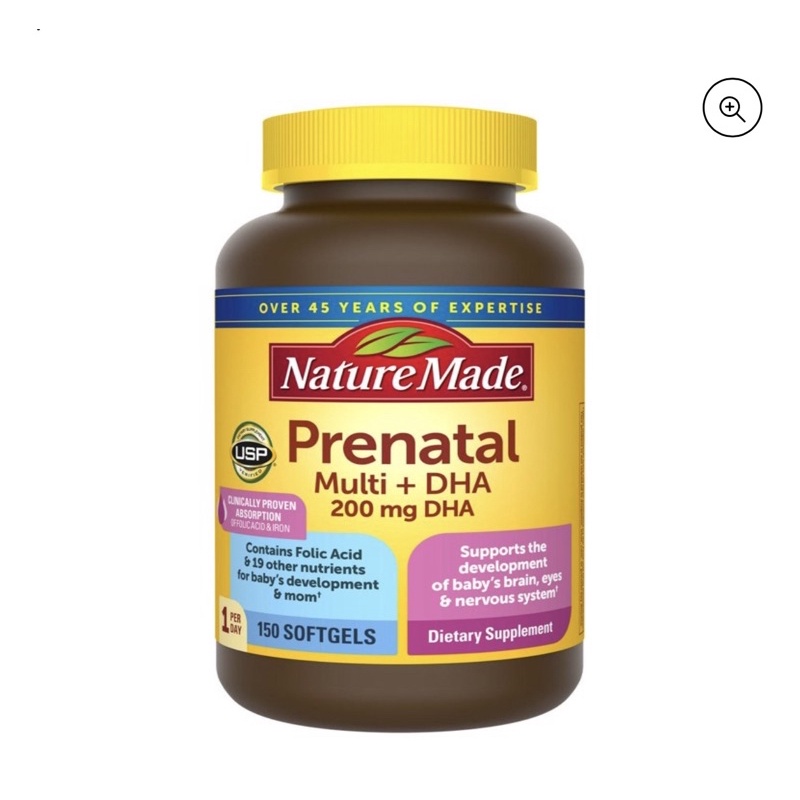 Viên uống vitamin tổng hợp cho bà bầu Prenatal muti + DHA