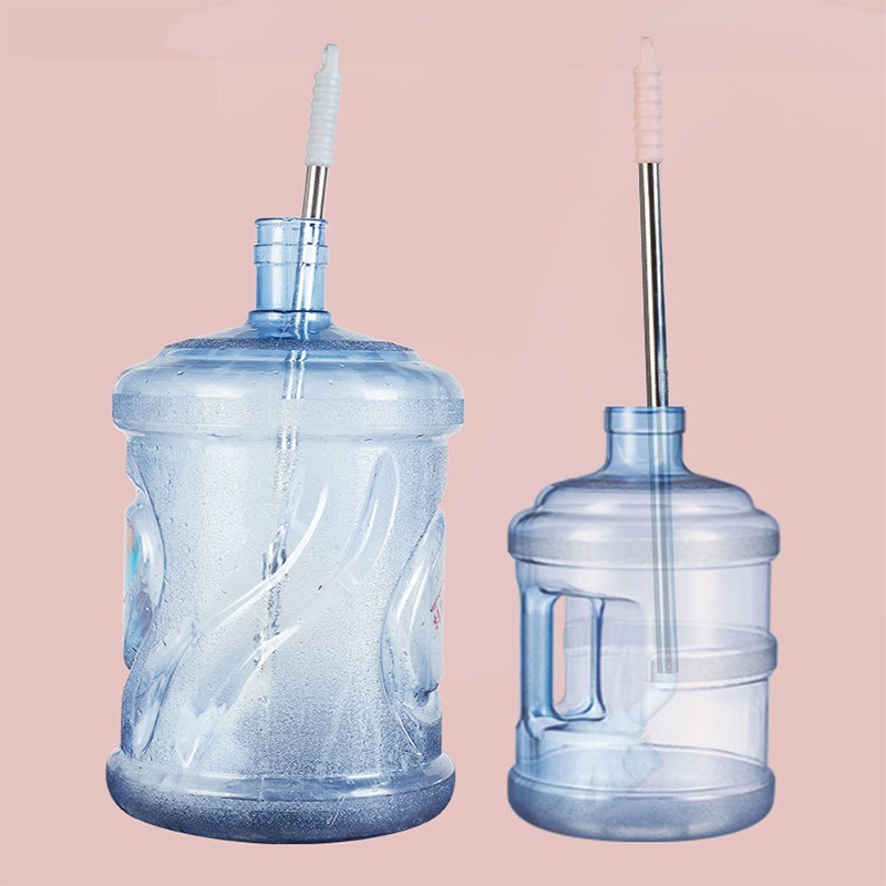 Bàn chải vệ sinh bình nước bằng thép không gỉ 360 độ đa năng chà rửa sâu cho bình nước khoáng