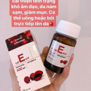 Vitamin E đỏ 400mg của Nga