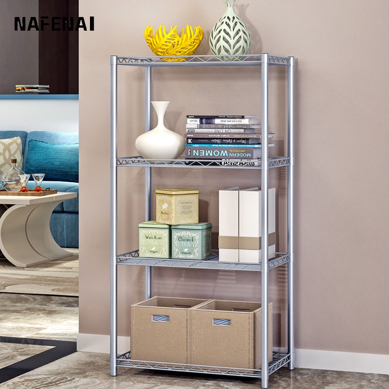Kệ đựng đồ NAFENAI bằng thép không gỉ đa năng tiện lợi