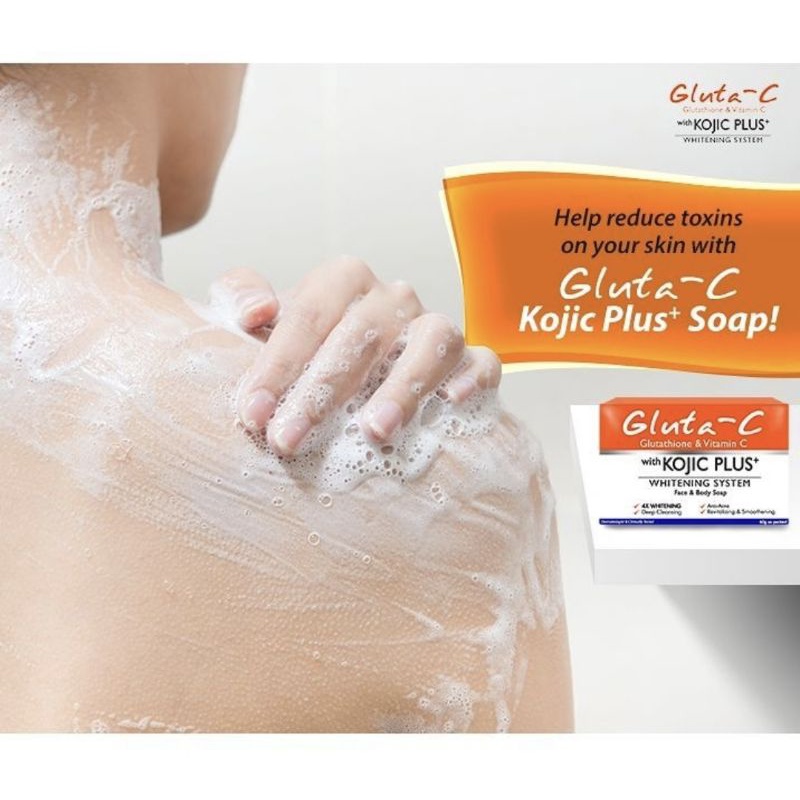 Xà Phòng Gluta C Sáng Trắng Da Giảm Mụn Pack 2 Cục