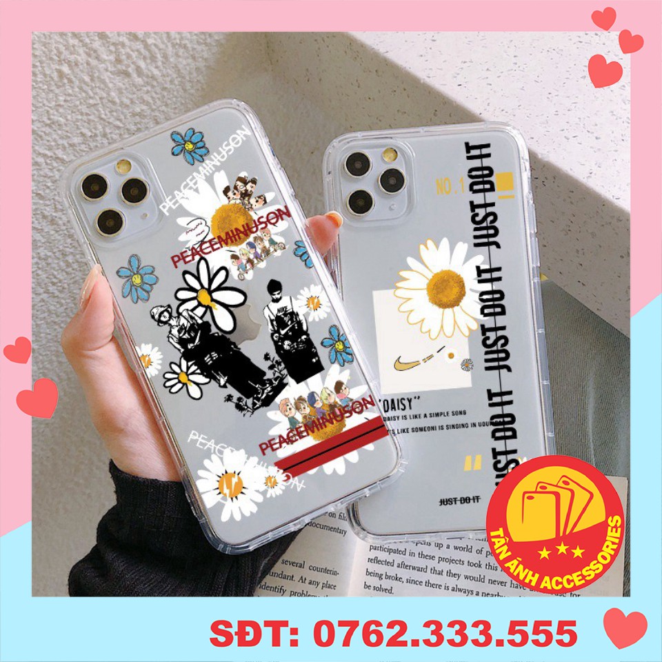 Ốp lưng gd và hoa daisy trong 5/5s/6/6s/6plus/6splus/7/8/7plus/8plus/x/xs/xs max/11/11promax