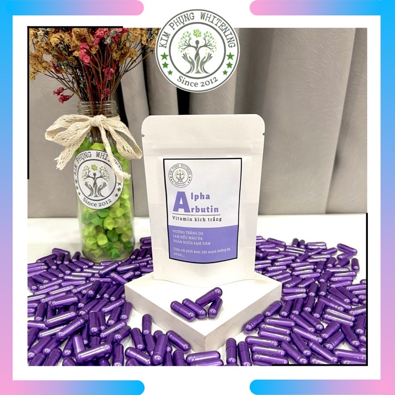 Vitamin kích trắng, cấy trắng mạnh trộn kem ARBUTIN