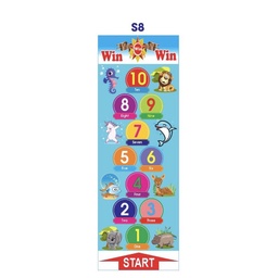 Thảm Nhảy bước chân chữ số cho bé