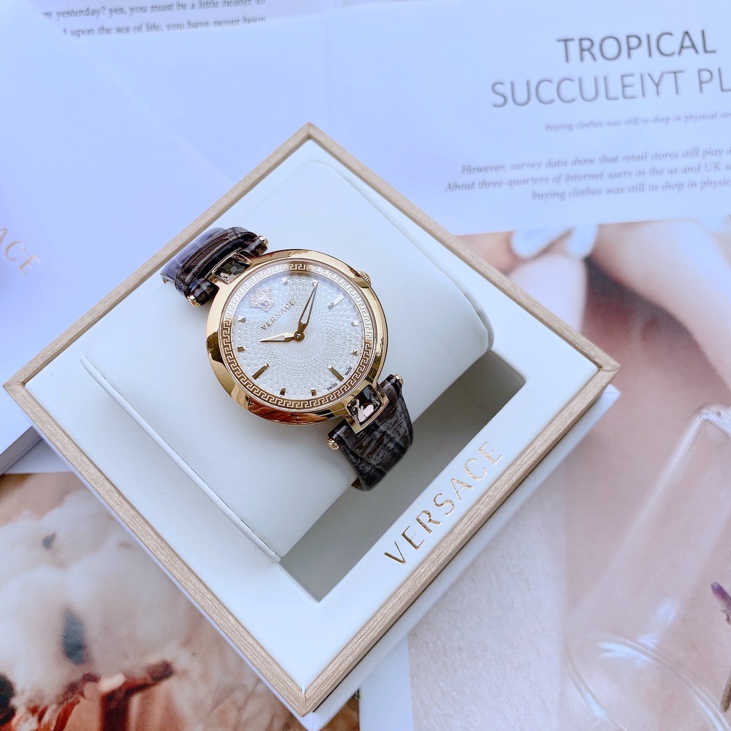 Đồng Hồ Nữ Versace Crystal Gleam VAN060016