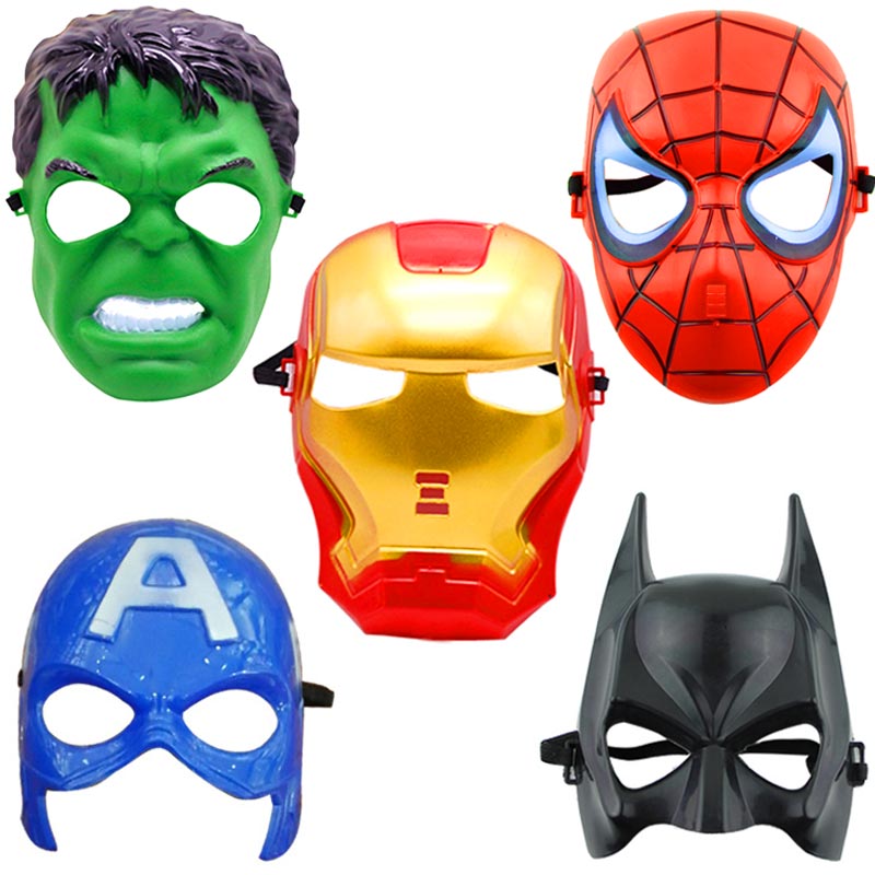 Mặt Nạ Hóa Trang Siêu Anh Hùng / Người Nhện / Người Dơi / Người Sắt / Captain America Độc Đáo Cho Người Lớn Và Trẻ Em