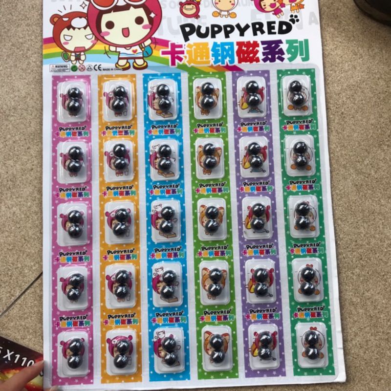 vỉ nam châm 60 viên