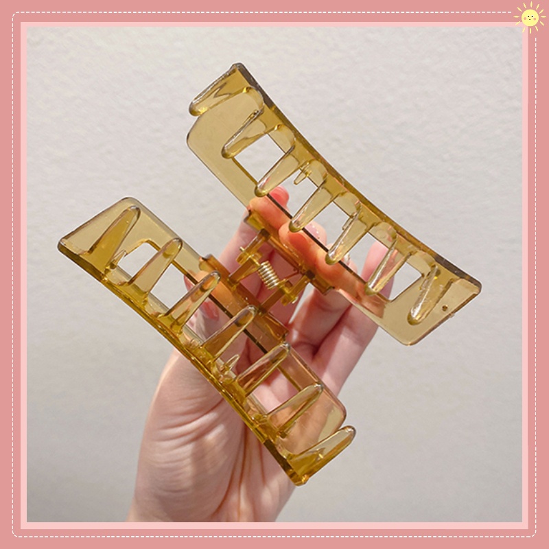 Kẹp Tóc Trong Suốt Đơn Giản Thời Trang Phong Cách Hàn Quốc