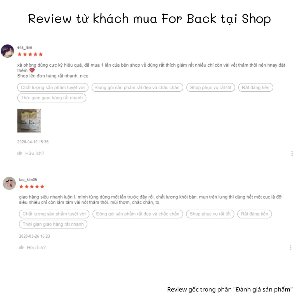 Xà phòng trị mụn lưng For Back Nhật Bản | Thế Giới Skin Care