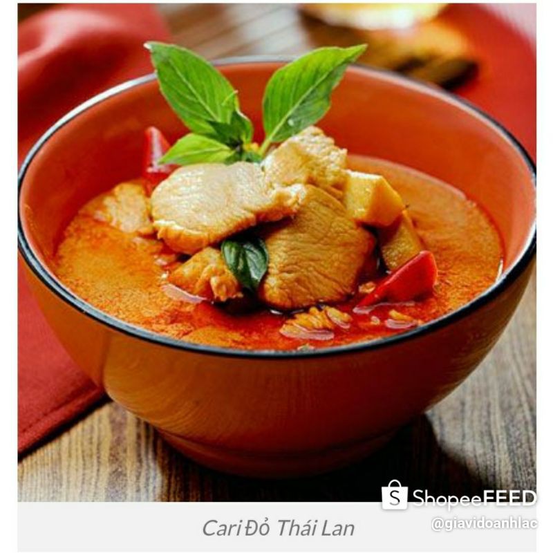 Gói Gia vị cà ri Thái Lobo 50gr, có 3 vị: ĐỎ - XANH - VÀNG / Red - Green - Yellow Curry Paste -->
