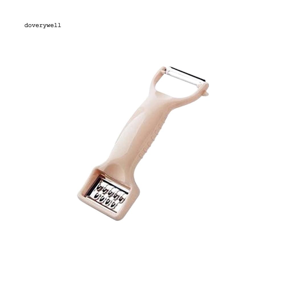 Dao bào vỏ rau củ quả 2 đầu bằng PP và thép không gỉ tiện lợi cho nhà bếp cỡ 18cmx7.5cm