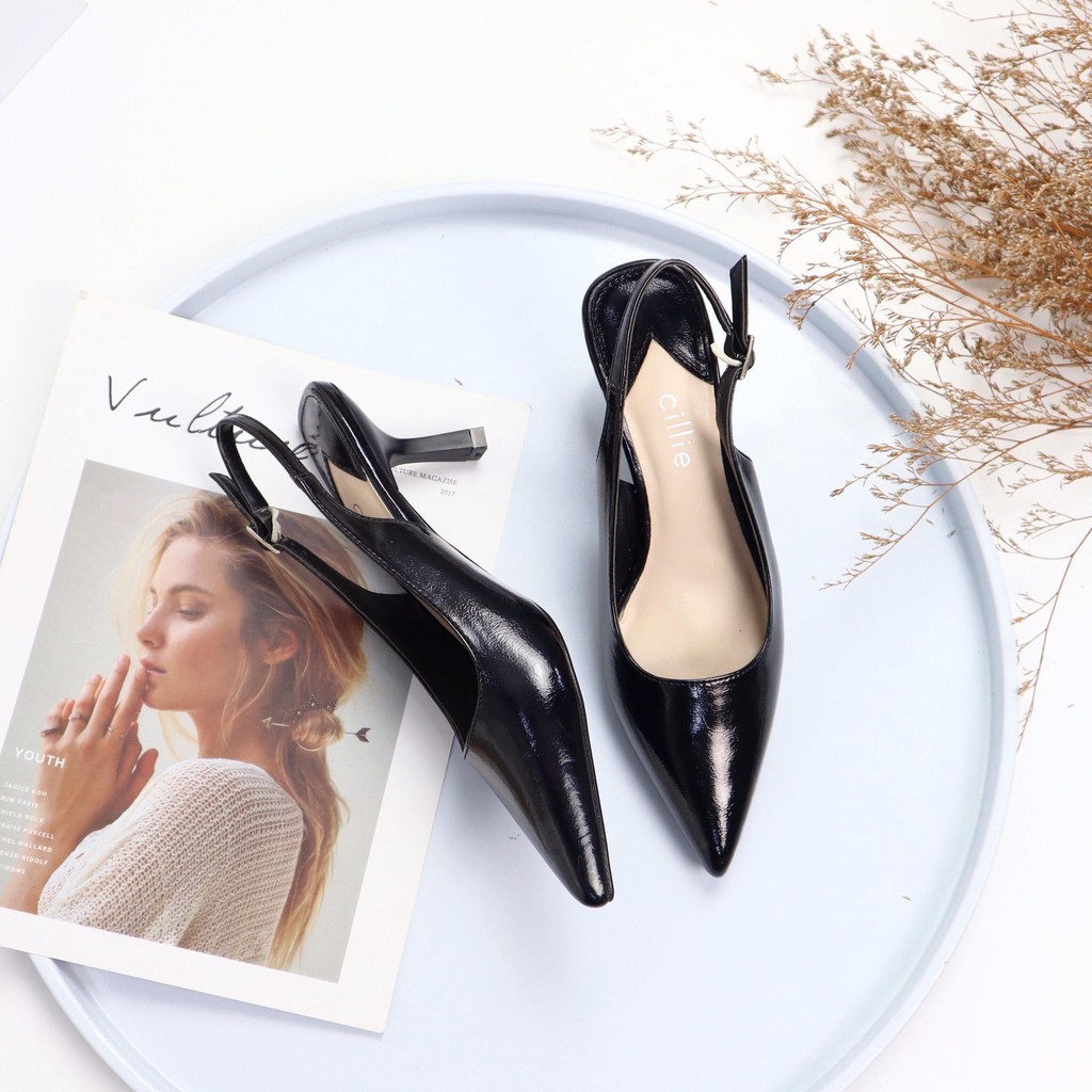 Giày hở gót slingback - 2043