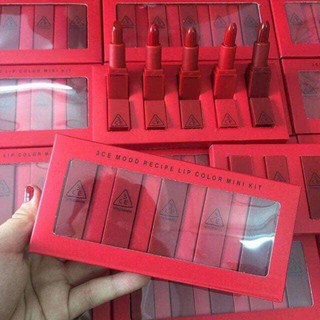 [ MUA 1 ĐƯỢC 5 ] Son 3CE Mini Siêu Lì