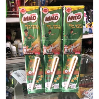 Sữa Lúa Mạch ngũ cốc Milo vỉ (3 x 195ml)