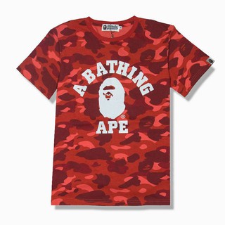 [Freeship] Áo thun Bape camo đỏ ,áo phông Bape camo đỏ, t-shirt bape,tee Bape