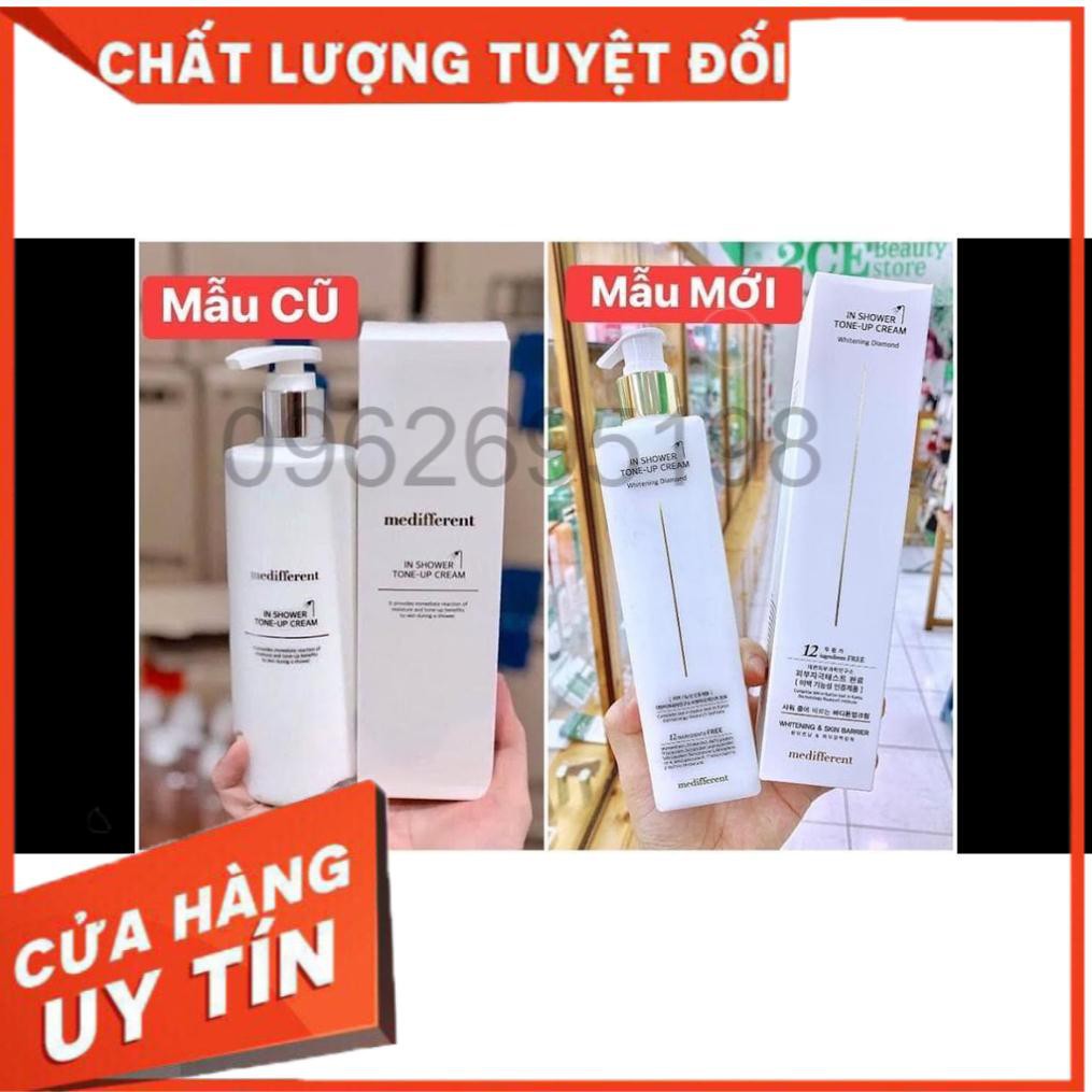 Sữa Tắm Truyền Trắng, Bật Tông Da, Giúp Da Săn Chắc, Trắng Sáng Tự Nhiên Medifferent In Shower Tone-Up Cream 300ml