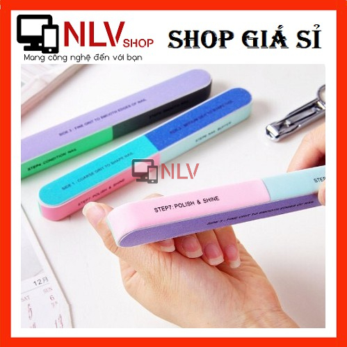 Que Dũa Móng Tay 6 Mặt Chà Nhám và Đánh Bóng An Toàn Tiện Lợi