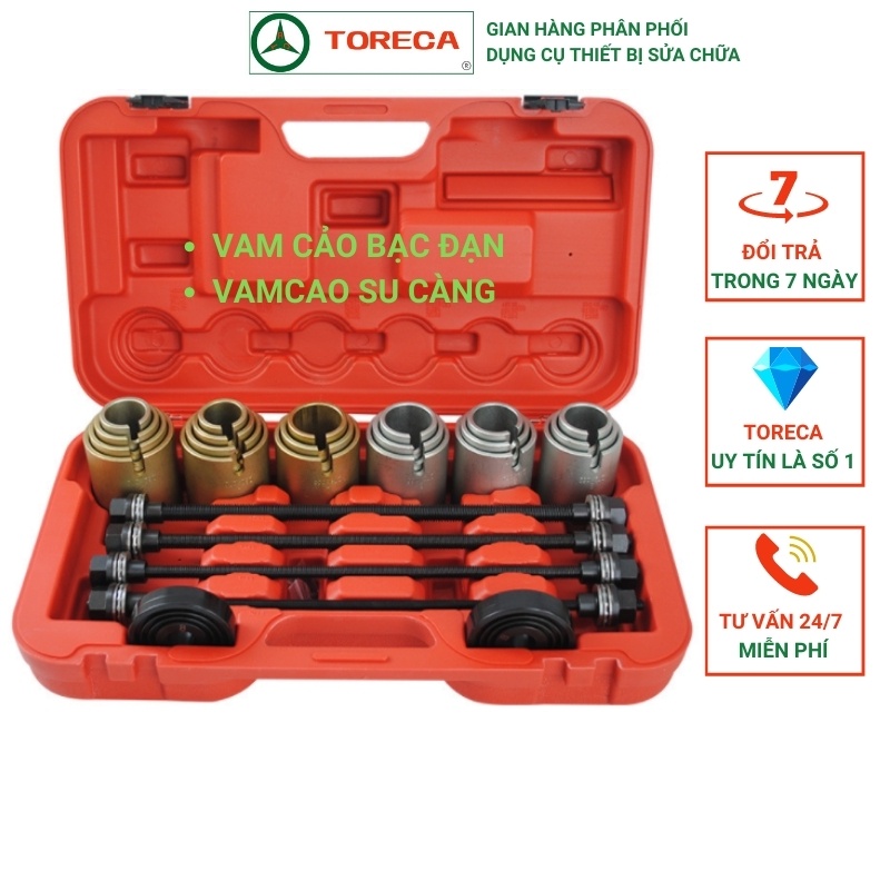 Bộ vam cao su càng A, cảo bạc đạn TORECA