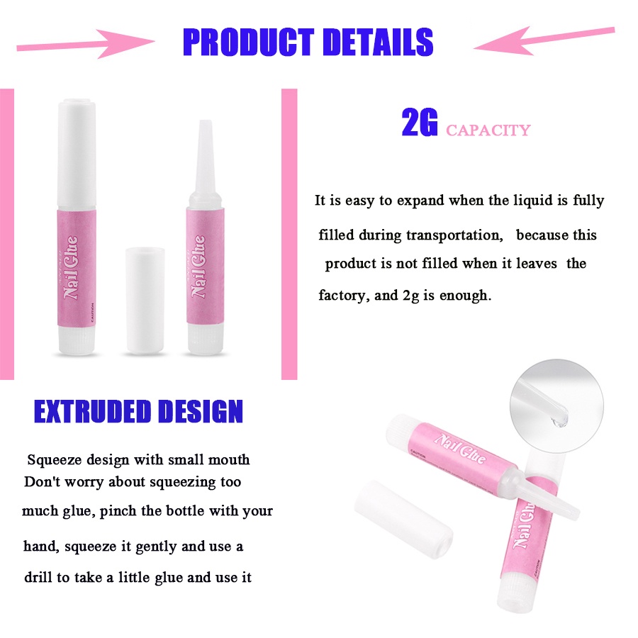 Keo dán móng tay/ Keo dán móng giả , 2g