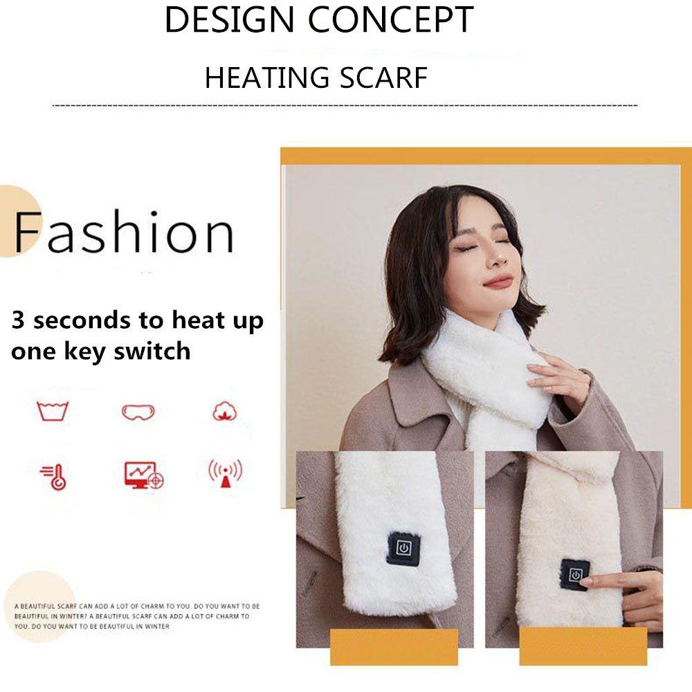 Khăn Quàng Cổ Sưởi Ấm Điện Tử Có Thể Sạc Lại Dành Cho Nam Nữ