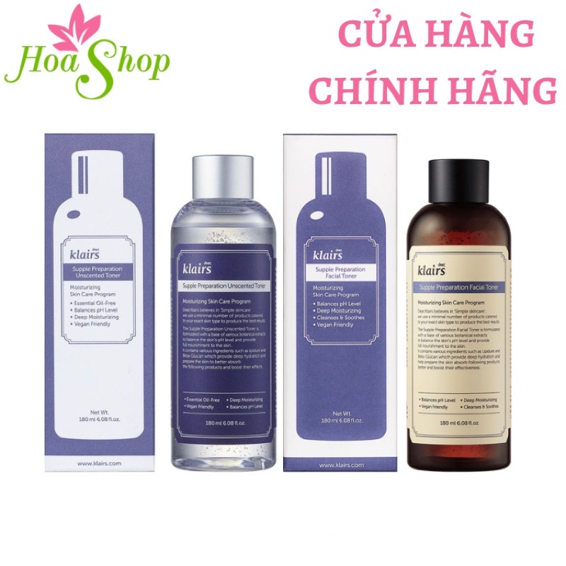 Nước hoa hồng dưỡng ẩm Klairs Supple Preparation Facial Toner