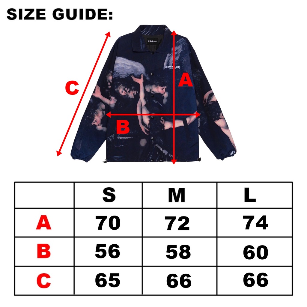69 DAYDREAMS - Áo Khoác Dù FALLEN ANGEL JACKET