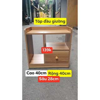 Táp gỗ đầu giường gỗ 1 ngăn kéo