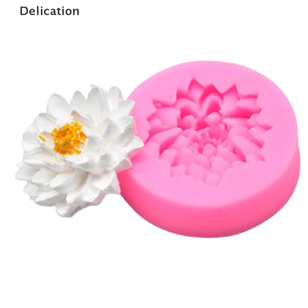 Khuôn Silicone Hình Hoa Cúc Làm Bánh Xà Phòng DIY