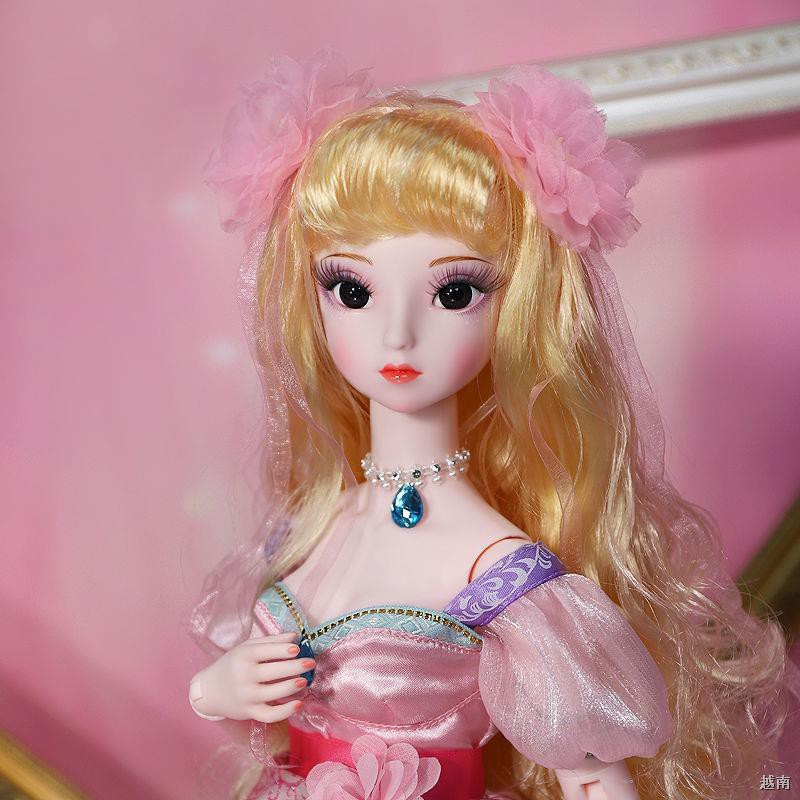 ♝☬✉trong mơ Truyện cổ tích công chúa băng giá Ba điểm Bjd Lolita Girl Toy 2021 mới