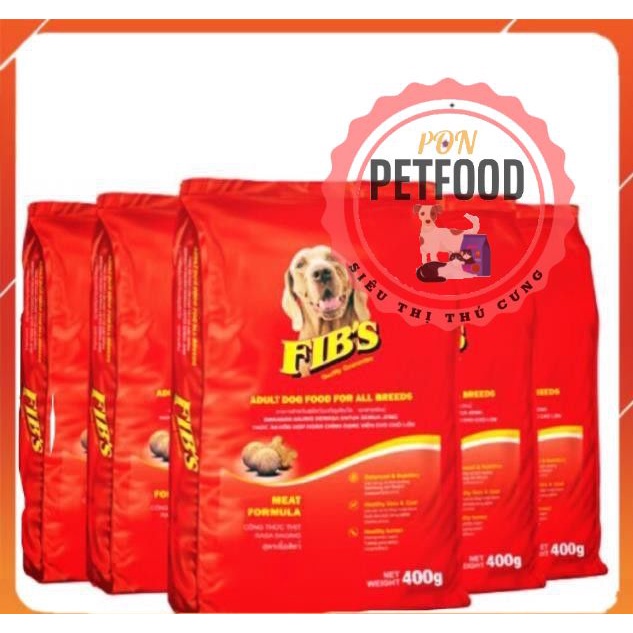 Thức ăn cho chó trưởng thành Ganador Fib's 400gr/gói