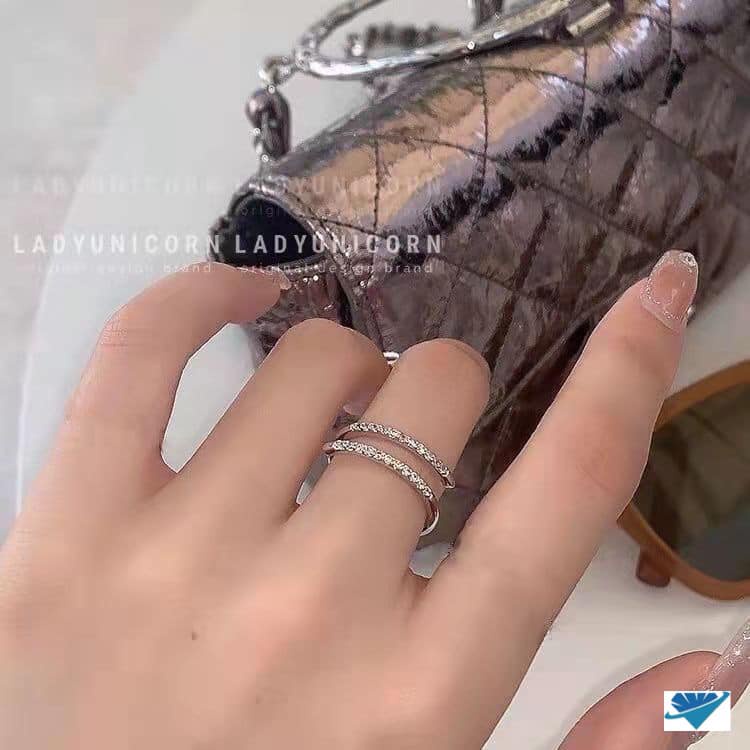 NHẪN CHÉO BẠC TA