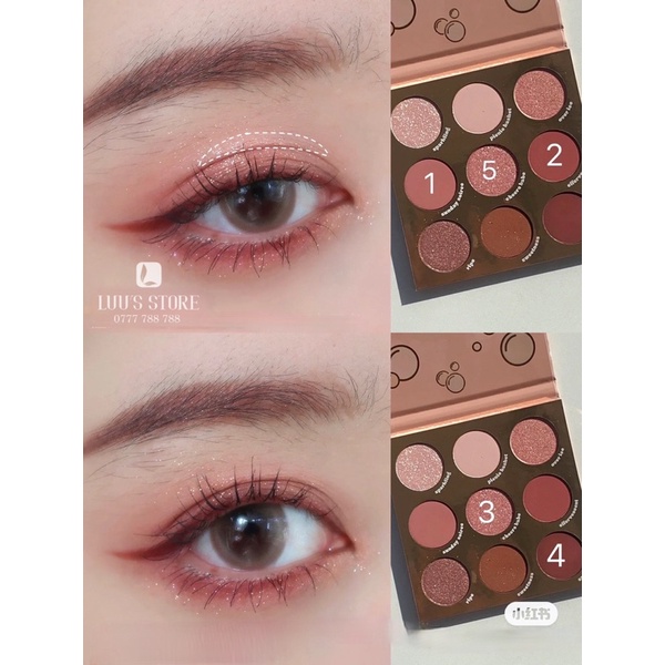 Bảng Phấn Mắt Colourpop By The Rose