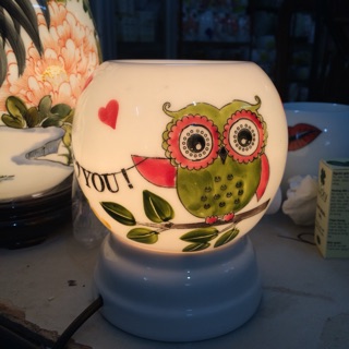 Đèn xông tinh dầu Bát Tràng size to cao 15cm