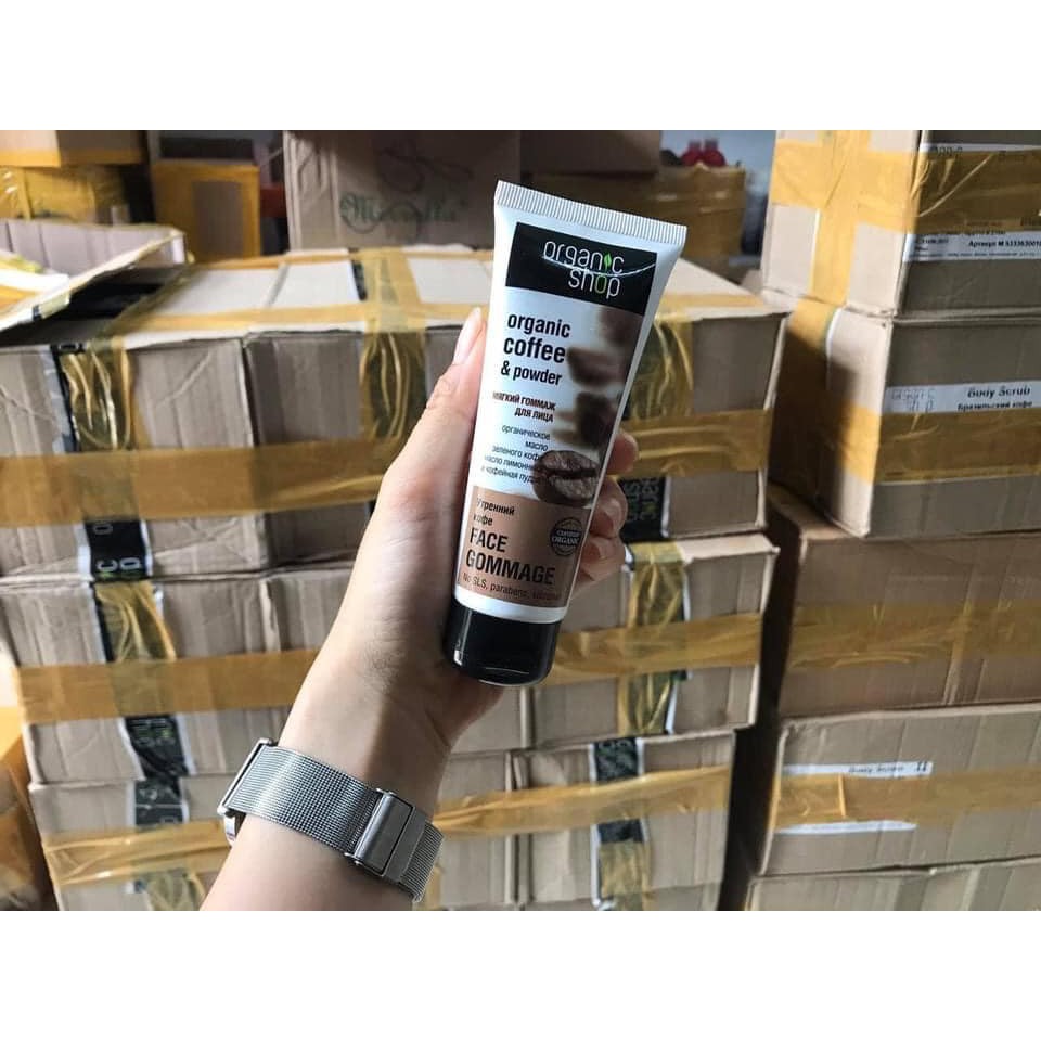 Tẩy da chết face cafe oganic | BigBuy360 - bigbuy360.vn
