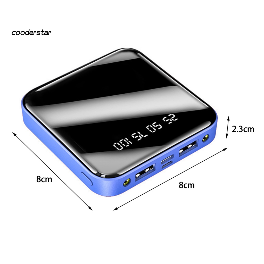 Pin Sạc Dự Phòng Mini 20000mAh Tiết Kiệm Không Gian Tiện Dụng