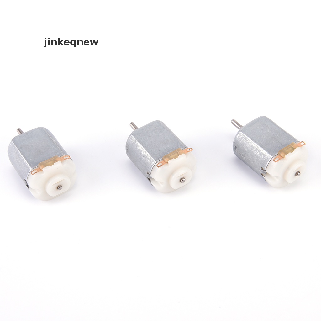 JKVN 3Pcs Miniature DC Motor DIY Toy 130 Small Electric Motor 3V to 6V Low Voltage JKK