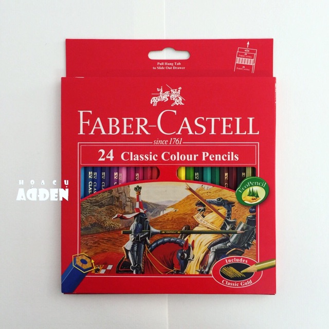 [RẺ NHẤT] Chì Màu Khô Faber Castell 24/36/48 Màu