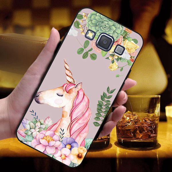 Ốp điện thoại silicon in hình dễ thương cho Samsung Galaxy A3 2015