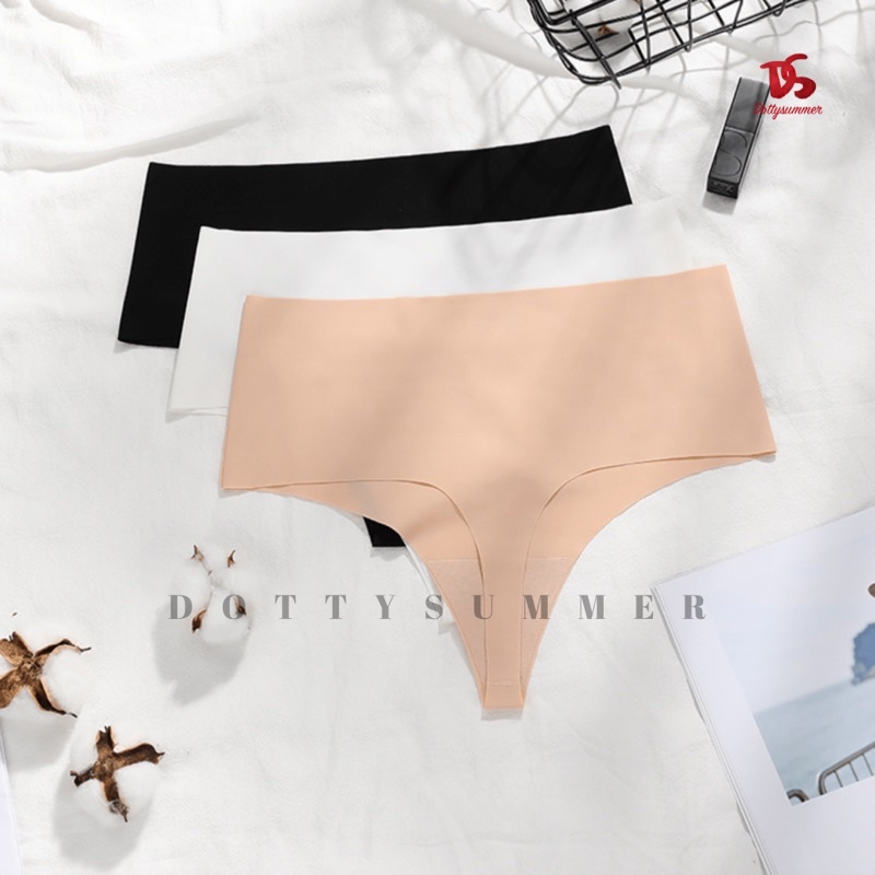 Quần Lót Không Hằn Không Đường May Không Viền Kháng Khuẩn Hông Siêu Mảnh S M L XL