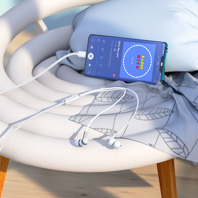 Tai nghe nhét tai HOCO. M86 điều chỉnh âm lượng có micro cho Xiaomi Samsung Galaxy S20 note10 S10 S9 S8 S7
