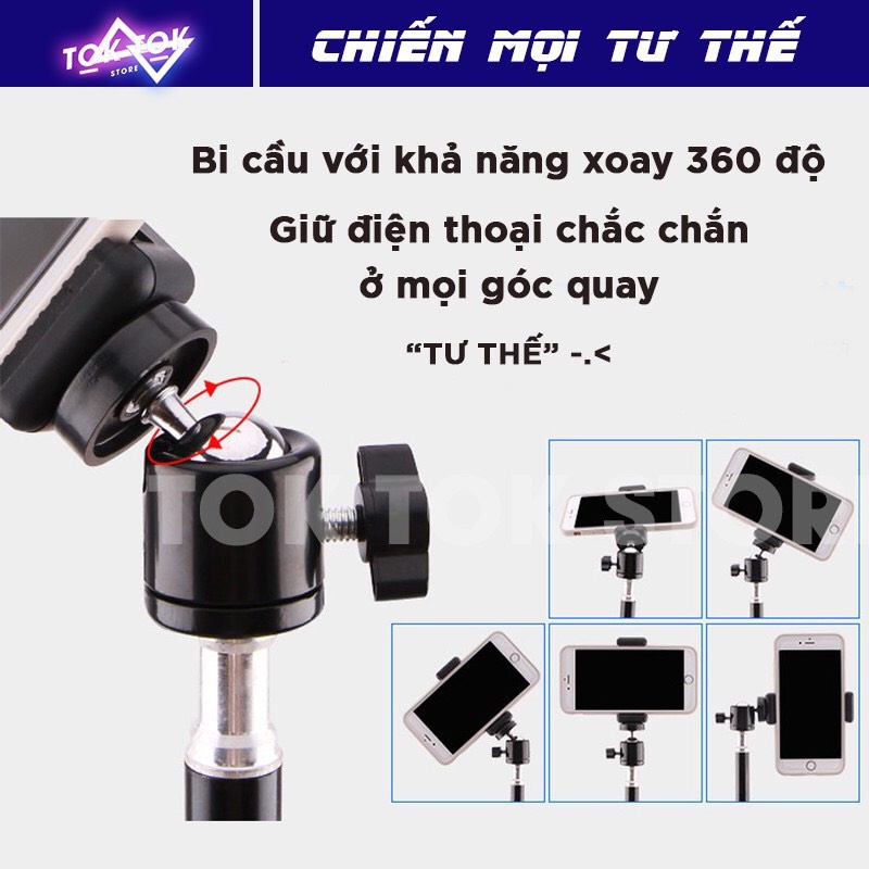 Chân Quay Tiktok Hỗ Trợ Livetream Chụp Ảnh Quay Video , Hàng Loại 1 Cao Cấp - Chính Hãng HD DESIGN