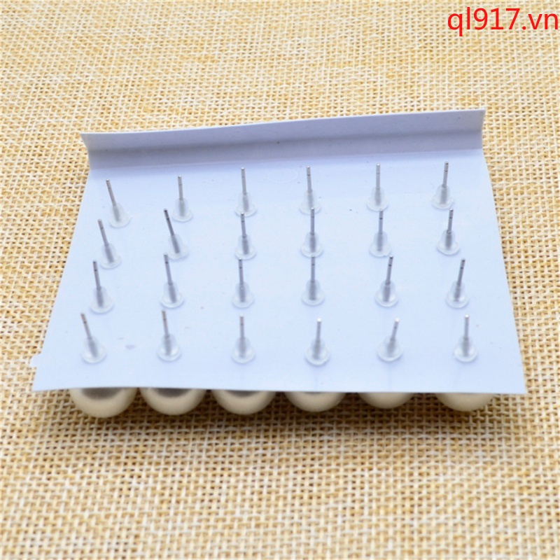 Bộ Bông Tai Đính Ngọc Trai Bằng Thép Không Gỉ Thiết Kế Đơn Giản Thời Trang