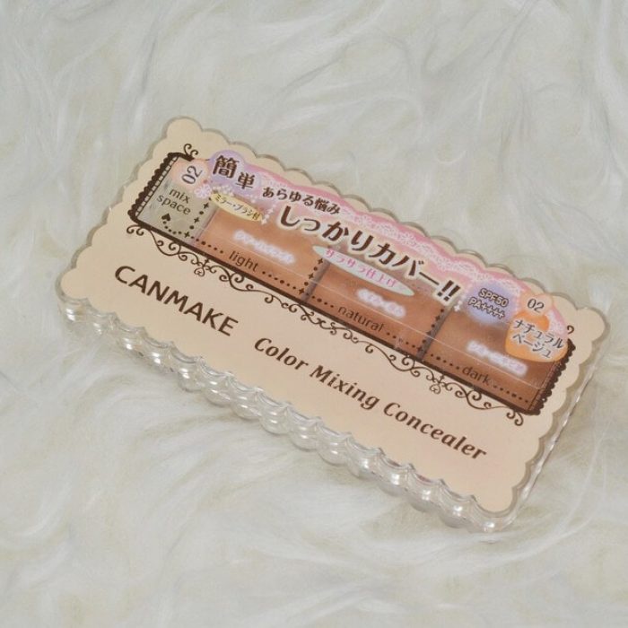 Che Khuyết Điểm Canmake Color Mixing Concealer 3 Ô 3.9g