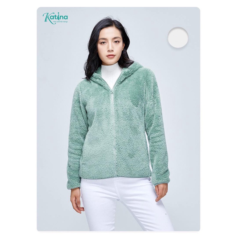Áo khoác lông cừu nữ có mũ | Lông cừu nhân tạo 100% Cotton, Siêu Nhẹ, Cực Ấm