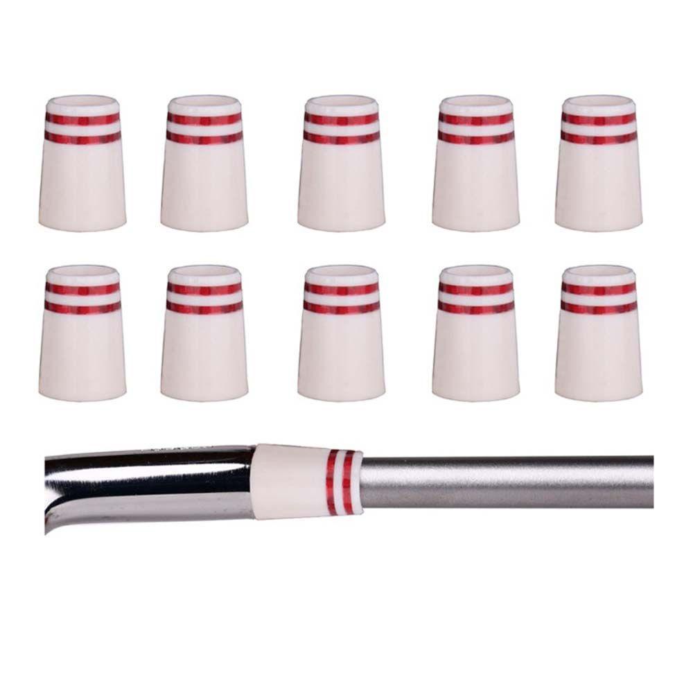DARNELL 10Pcs Golf Ferrules Fit 0.335 Golf iron Rubber Sleeve Golf Ferrules Replacement Golf Shaft Sleeve Durable Double|Ring Golf Training Rubber Club Accessories Golf Tapered Ferrule/Multicolor