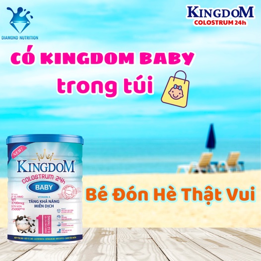 Sữa Bột KingDom Colostrum 24h Baby400g